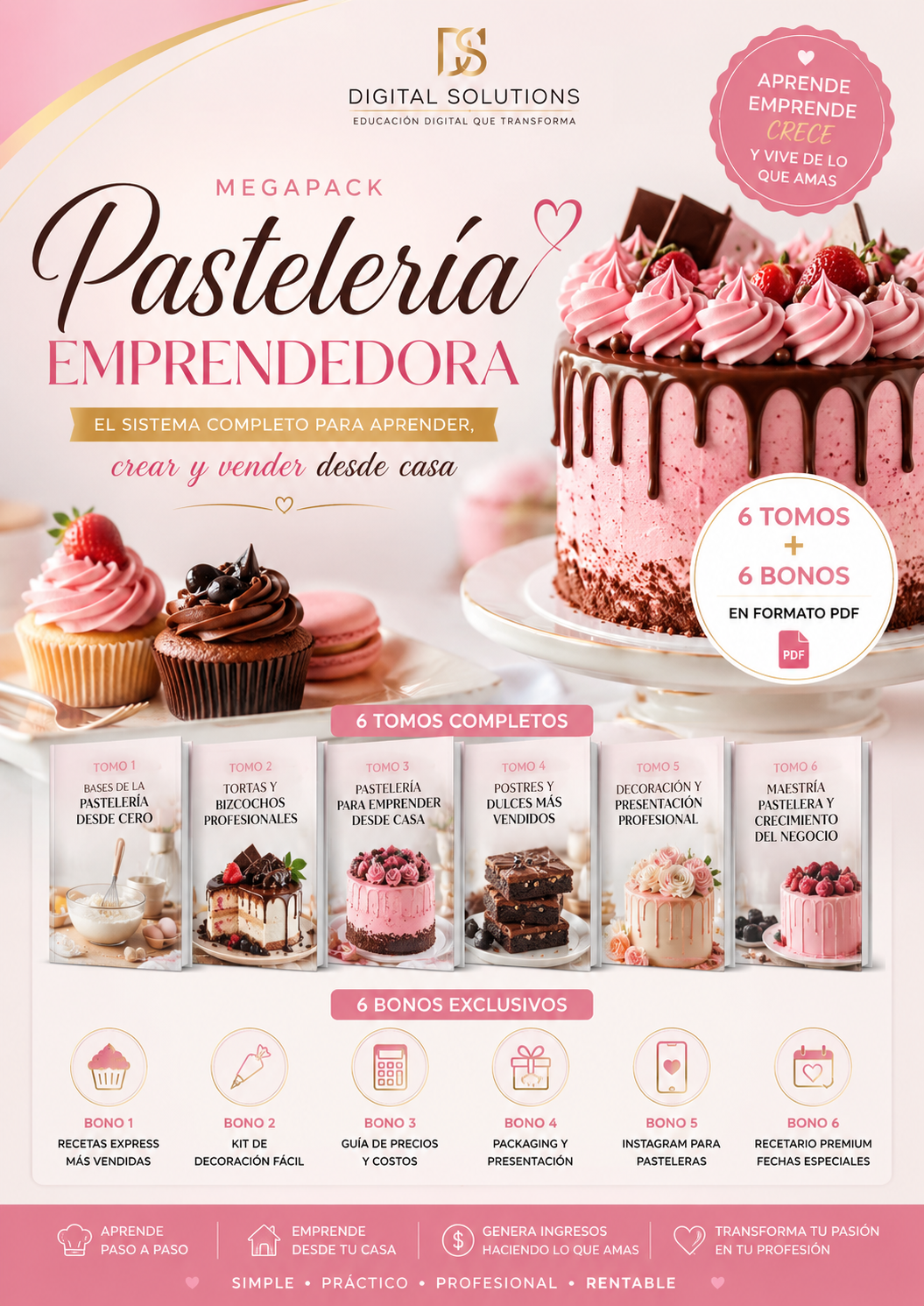 MEGAPACK PASTELERIA PROFESIONAL